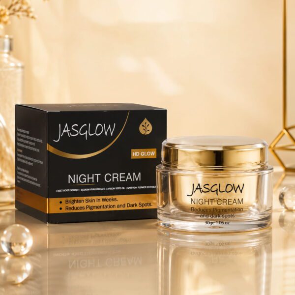Night Cream with Beetroot Extract, Sodium Hyaluronate, Argan Oil & Saffron